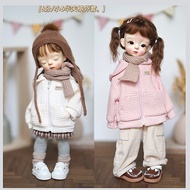 Bjd 6 Points Large 6 Points Small 6 Points Big Fish Doll Clothes Accessories Daily Zipper Hooded Waf