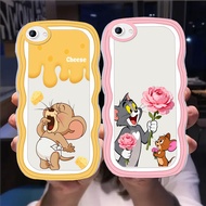S-37 Cat Mouse Couple Casing for VIVO Y66 Y81 Y71 Y67 Y83 V5 Plus transparent TPU