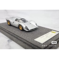 [Ready Stock] DMH 1/64 Ferrari 330 P4 Matte Silver Original Package Flawless, Brand New Unopened, Al