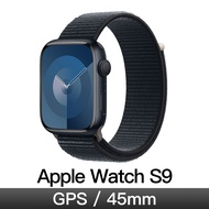 Apple Watch S9 GPS 45mm 午夜鋁/午夜運動錶環 MR9C3TA/A