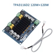 TPA3116บอร์ดขยายเสียง Bluetooth 5.0 Subwoofer Amplifier Board 2X100W 2.0 Channel High Power Audio St