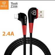 Iphone Data Cable Charger Fast Charging Lighting Cable 2A 1M L Elbow