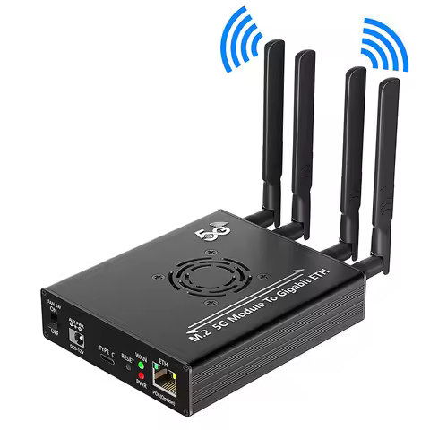 4G 5G Module To ETH NGFF M.2 Type-C Adapter RJ45 Port Realtek RTL8125BG Controller POE Module For RM