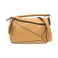 棕色 牛皮 Puzzle Small 肩背包【LOEWE 羅威】 A510S21