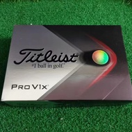 Titleist Golf Pro V1X ทิลีสท์ลูกกอล์ฟสี่ชั้น【12แคปซูล1กล่อง】 21pro v1 12 balls One