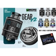 Wotofo Gear V2 RTA 24MM Authentic .FAQ