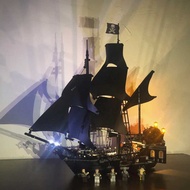 DIY Building Blocks Lighting Compatible Lego 4184 Pirates of the Caribbean Series Black Pearl LED Li