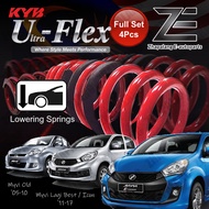 KYB U-Flex Sport Spring Perodua Myvi Old, Lagi Best, Icon (Full Set 4pcs) Kayaba Ultra Flex Lowering