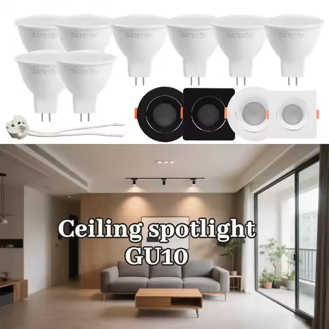 10-50pcs Low pressure MR16 6W DC 12V 24V LED Spotlight Bulb Ceiling Warm light Angle Adjustable Rota