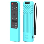 New Protective Silicone Case for LG MR25 GA Magic Remote, Anti-Slip Shockproof Washable Cover with L