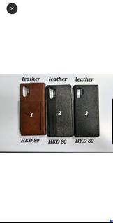 Leather Phone Cases - Samsung Note 10 plus