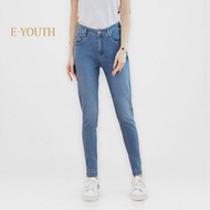 Eyouth 10102 women Drainpipe Jeans high waist denim pants