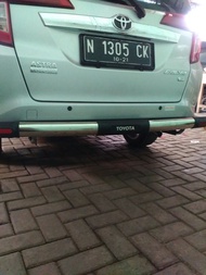 PBBCP /COD STAINLESS PENGAMAN BELAKANG TOYOTA CALYA BEMPER BELAKANG CALYA BUMPER BELAKANG CALYA BEMPER BESI BELAKANG CALYA AKSESORIS EKSTERIOR MOBIL CALYA Pengaman BELAKANG TOYOTA CALYA STAINLESS + REFLEKTOR + BREKET BEMPER BELAKANG MOBIL BUMPER MOBIL