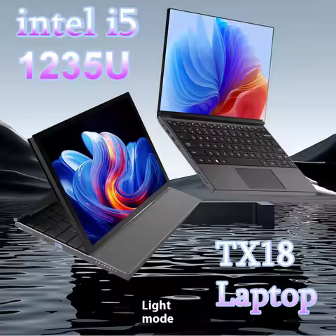 SZBOX Metal NoteBook TX18 10.95 Inch 2 in 1 Laptop Intel i5-1235U MAX Turbo 4.4GHz DDR4 WiFi6 BT5.2 