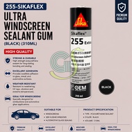 SIKAFLEX ULTRA 255 Windscreen Sealant Gum Black 310ML | Car Windshield Glass Sealant Gam Cermin