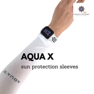 [ส่งเร็วพิเศษ!] ด่วนลดราคา ปลอกแขนป้องกันแดด Aqua X กันยูวี นิ่มใส่สบาย Made in korea ปลอกแขนกันแดด กันดำ กันuv พร้อมจัดส่ง