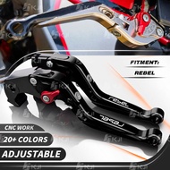 For Honda CM/CMX REBEL 300/500 Clutch Lever Brake Lever Set Adjustable Folding Handle Levers Motorcycle Accessories Parts