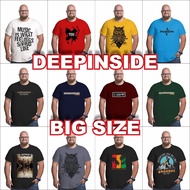 Deepinside Men's T-Shirt BIG Size 3-4-5-6-7-8XL Baju T Shirt Lelaki Baju Lelaki