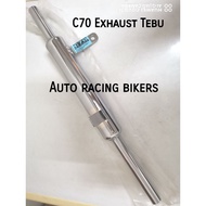 Auto Racing Bikers Honda C70 C50 C100 Rear Exhaust Tebu Ready Stock