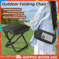 2026 Foldable Outdoor Mini Chair Aluminum Pocket Stool Ergonomic Portable Seat for Field Camping