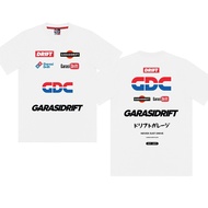 Garage Drift Basic T-Shirt Classic Garage Drift Team White