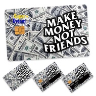 <Dream-t> 4pcs Credit Card Stickers For Credit Card Skin Debit Card Sticker Personalized  Sticker Co