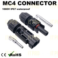 PRO 2pcs MC4 Solar DC Connector IP67 waterproof male female connector use for Solar Panel Cable