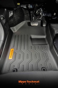 Toyota Wigo 2012-2025 Basic Hippo Techmat Deep Dish Matting Made in thailand ( wigo matting ) ( wigo