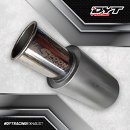 SPOON Car Exhaust with galvanized tube stainless tip, round bass sound specs for Avanza Civic Ertiga