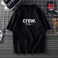 <POPCLOSET> CREW JAPANESE STYLE TSHIRT WOMAN BAJU T SHIRT PEREMPUAN T SHIRT BAJU LELAKI T SHIRT MEN 