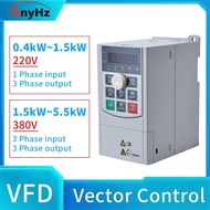 hot VFD Variable Frequency Drive Inverter 2.2kW,4kW,5.5kW 380V 3Phase Input; 220V 1-Phase Inverter C