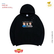 Hoodie ADLV % Three Boy Black