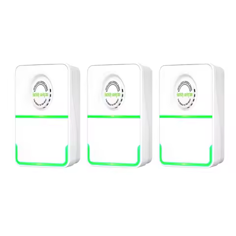 3PCS Power Energy Saving Device Electricity Box Voltage Stabilizer Protector Smart Power Saver Plug 