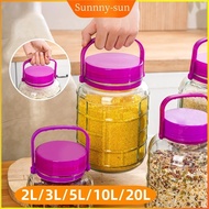 2L-20L Airtight glass bottle storage container jar for cookie biscotti spice food storage bottle
