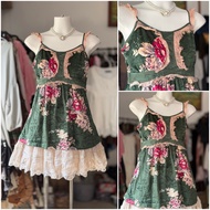 [2hand_thrift] Velvet tank top M bust 84-90 length 60
