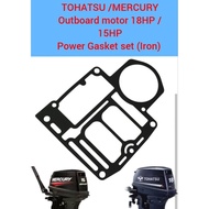 TOHATSU/MERCURY Outboard motor 15HP/18HP power Gasket (iron) 350-01303 # 2 stroke outboard engine pa
