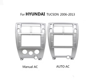 Frame head unit android 10 inch Hyundai Tucson ix 35 ix35 2006