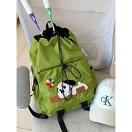 H7ins Sports Badminton Bag Drawstring Backpack Men Women Travel Backpack Lightweight Student School 