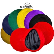 Color Beret Hat Flannel Beret Hat Scout Berets for Paskibra Beret Hat Woman