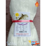 Jaring Ikan 0.50mm x 5" ( 127mm ) x 15Ft x 300Ft Pukat Tangsi Ikan | Isi Kosong | Mata Tegak YOKO | 