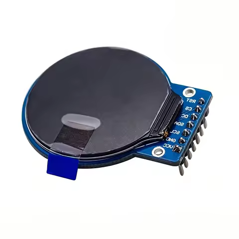 1.28 Inch Round TFT LCD Display Module 240*240 RGB Circular Screen GC9A01 Driver 4 Wire SPI Interfac