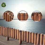 MXH Antiseptic Garden Fence Carbonized Outdoor Wooden Fence Balcony Garden Fence Wooden Fence NBNR