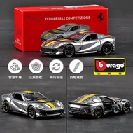 1:64 Scale Alloy Ferrari 812 Superfast Racing Car Model Collectible Miniature Vehicle Model by Kawei