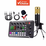 Professional Condenser Mike, Wireless Microphone, USB Wired, For PC, Streaming, Karaoke, Studio