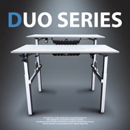 AMO DESIGN (DUO Series) โต๊ะปรับระดับไฟฟ้า โต๊ะคู่ โต๊ะทำงาน Electric standing Desk รับประกันสินค้า2