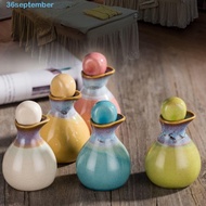 SEPTEMBER Essential Oil Bottle, Refillable Vintage Perfume Bottles, Multipurpose Durable Mini Cerami