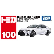 188186 - TOMICA REGULAR #100 LEXUS IS 350 F SPORT WHITE 2 - DIECAST