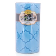 D7H15 Miss Candle decorative scented Candle NQM5012 7 x 15 cm (Sky blue, blueberry scent)