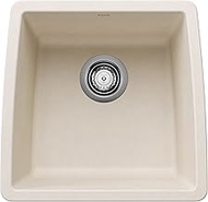 BLANCO 443087 PERFORMA SILGRANIT Undermount Bar Sink, 17.5" L X 17" W - Soft White