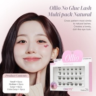 Ollio No Glue Lash Multi Pack Natural Eyelash Extension Kit Lash Cluster